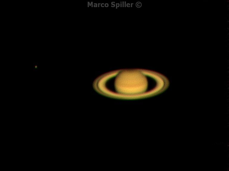 Saturno e SAO 159518 - congiunzione